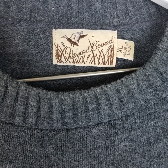 Vintage Outward Bound acrylic sweater - Picture 5 of 6